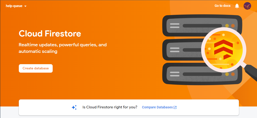 This image shows the screen for adding Firebase to an application. The button for adding Firebase to a web application is circled.